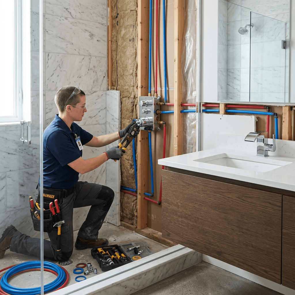 Plumbers Russellville AR equipment and service vehicle